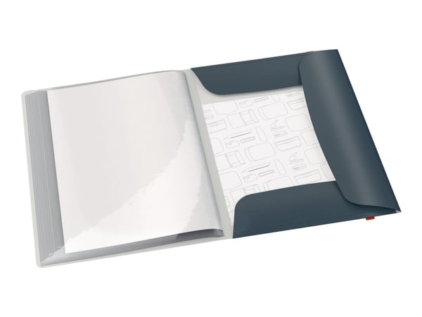 Leitz 46700089, Piirustuskansio, A4, Polypropeeni (PP), Harmaa, Matta, Muotokuva