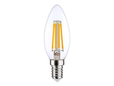 Leduro FILAMENT - LED-filamentlyspære - form: C37 - E14 - 6 W - klasse F - 3000 K
