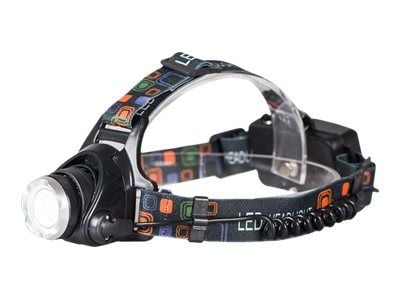 libox LB0107 - Hodelykt - LED - 3-modus - kald hvitt lys - svart libox LB0107 - Hodelykt - LED - 3-modus - kald hvitt lys - svart