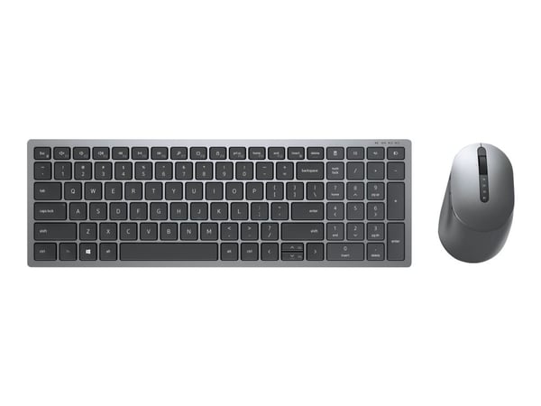 Dell Pro Plus Compact - Tastatur- og mussett - trådløs - 2.4 GHz, Bluetooth 5.0 - QWERTY - Russisk - titangrå