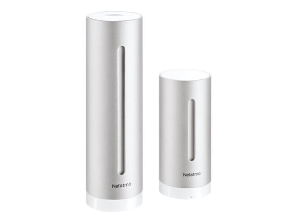 Netatmo NBU-NWS-NRG-EU Rain Pack - Værstasjon - trådløs - grå aluminium