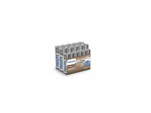 Philips LR036A16F/10, Engangsbatteri, AA, AAA, Alkalinsk, 1,5 V, 16 stykker, 300 g