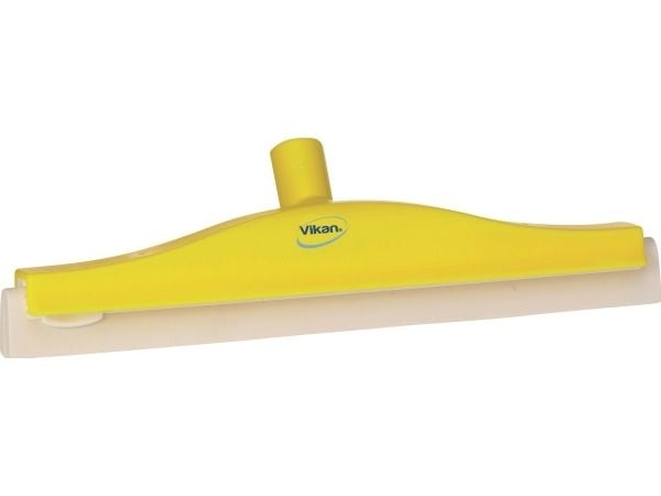 Golvrubber, Vikan, 40x11x7,5 cm, gul, cellgummi/PP, 40 cm, dubbelblad