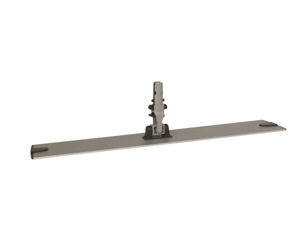 Fäste/drivare till hook'n'loop-mopp, Vikan Superior, svart, aluminium/PP