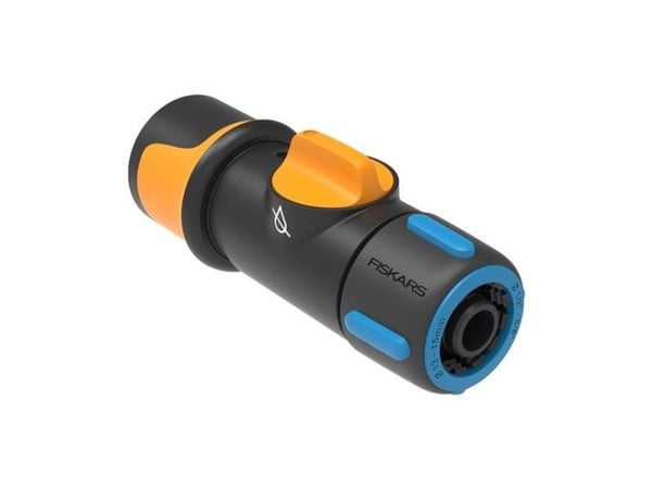 Fiskars 1027086, Slanganslutning, 1/2", Svart, Blå, Orange