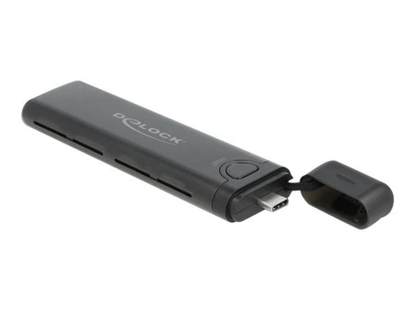 Delock - Lagringspakke - M.2 - M.2 NVMe-kort / SATA 10 Gb/s - USB 3.2 (Gen 2)