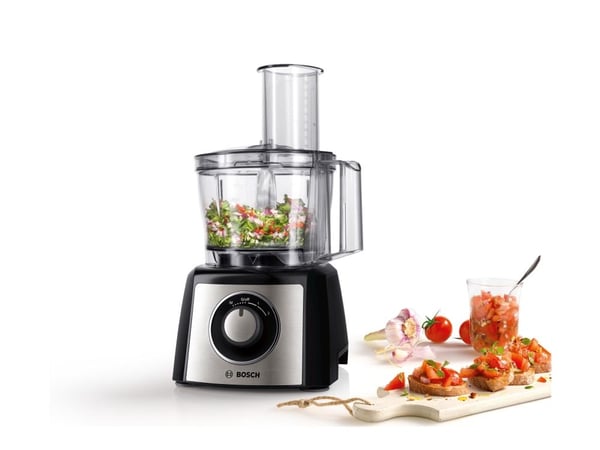 Bosch MultiTalent 3 MCM3401M - Matberedare - 800 W - borstat stål/svart
