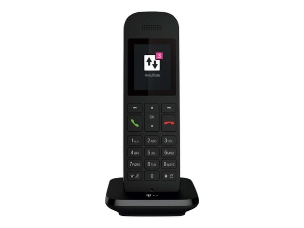 Deutsche Telekom Speedphone 12 - Trådløst ekstra håndsett - DECT\CAT-iq - svart