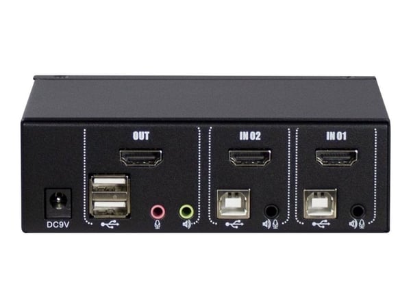 Argus KVM AS-21HA - KVM / lydsvitsj - 2 x KVM/lyd - stasjonær