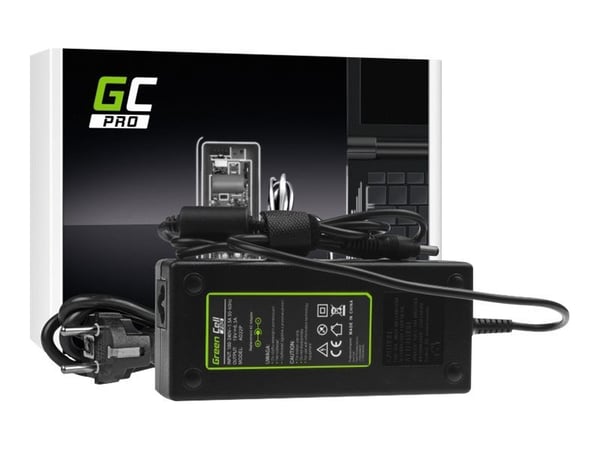 Green Cell PRO - Strømadapter - AC - 120 watt - svart - for Toshiba Satellite A200, A300, A350D, A500, A505, A660, L300D, L350