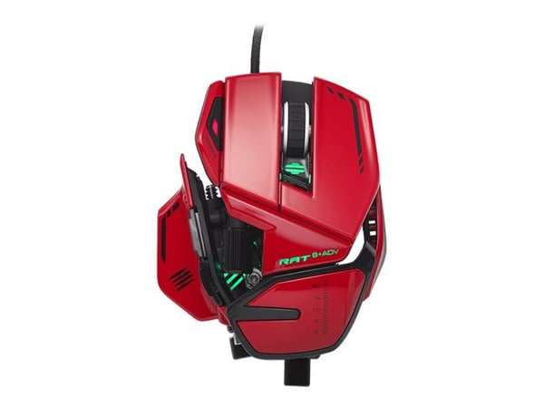 Mad Catz R.A.T. 8+ ADV - Mus - høyrehendt - optisk - 11 knapper - kablet - USB
