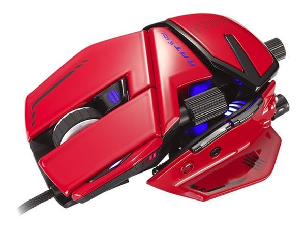 Mad Catz R.A.T. 8+ ADV - Mus - høyrehendt - optisk - 11 knapper - kablet - USB
