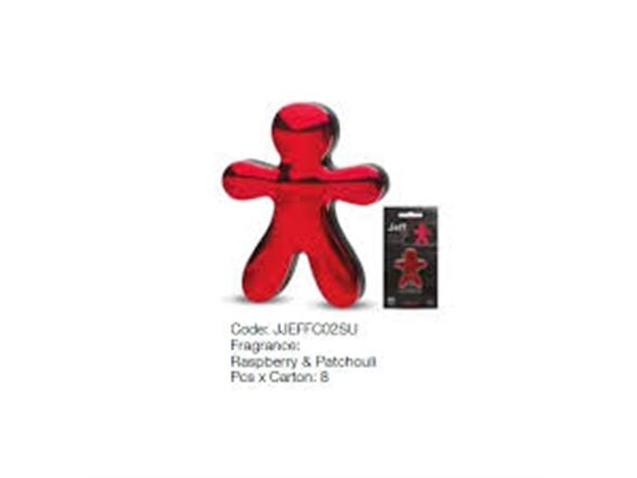 Mr&amp;Mrs Fragrance Jeff Chrome luftfrisker for bil Bringebær &amp; Patchouli