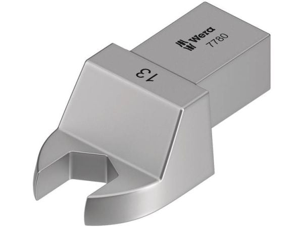 Wera 7780, Torque wrench end fitting, Sølv, 1 stykker, Chromium-Vanadium Steel (Cr-V)