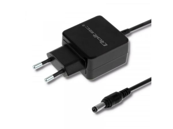 Qoltec Universal - Verkkolaitesovitin - AC 220-240 V - 15 Watt - musta