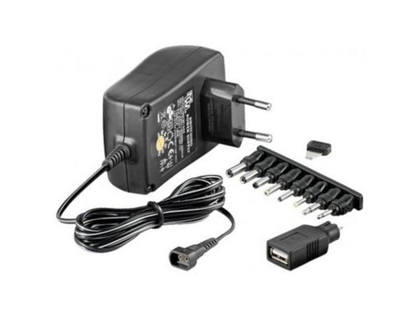 Techly IPW-NTS1500G, Universell, Innendørs, 100 - 240 V, 50/60 Hz, 18 W, 3, 4.5, 6, 7.9, 12 V