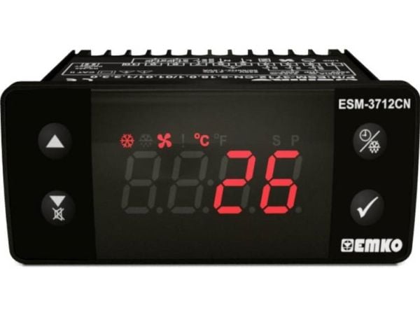 Emko ESM-3712-CN.5.12.0.1/01.01/1.0.0.0.1 temperaturregulator PTC -50 till 130 °C relä 16 A, relä 5 A (65 x 76 x 35 mm) Emko ESM-3712-CN.5.12.0.1/01.01/1.0.0.0.1 temperaturregulator PTC -50 till 130 °C relä 16 A, relä 5 A (65 x 76 x 35 mm)