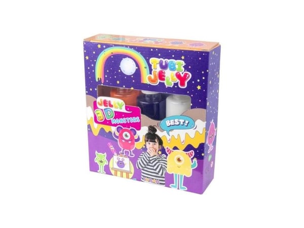 TUBAN-Kit Tubi Jelly 3 farger Monsters 33187