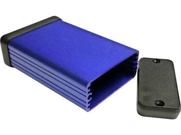 Hammond Electronics 1455C802BU universal-kabinett 80 x 54 x 23 mm aluminium blå (eloksert) 1 stk