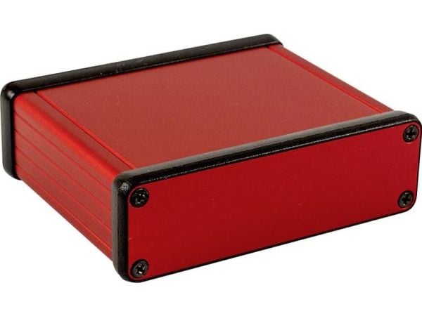 Hammond Electronics 1455L801RD Universalkabinet 80 x 103 x 31 Alumiini Ekstruderet Rød (eloxeret) 1 stk 1 stk