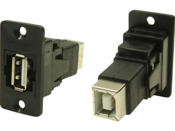 USB-liitäntäsovitin, liitäntä, uppoasennus USB-pistorasia tyyppi A - USB-pistorasia tyyppi B. CP30609N Cliff Sisältö: 1 kpl