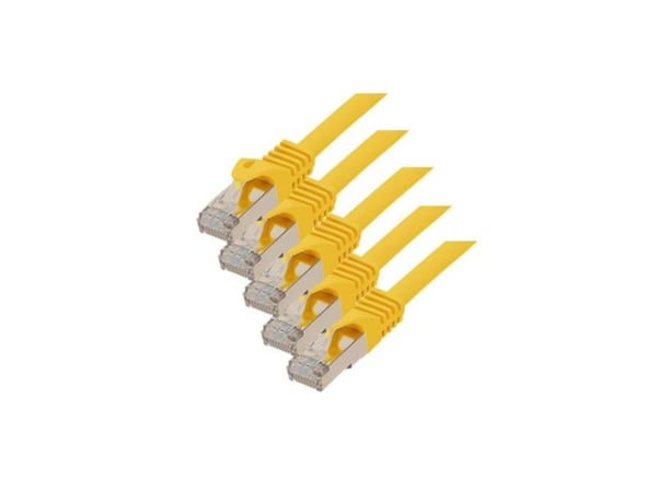 S/CONN Cat. 7 S/FTP 5 m, 5 m, Cat7, S/FTP (S-STP), RJ-45, RJ-45, Gult