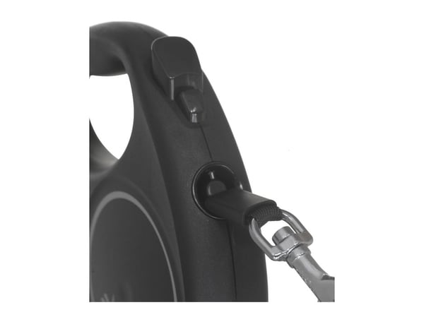 flexi Black Design M bånd 5 m, 25 kg, sort