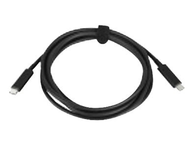 Lenovo - USB-kabel - USB-C (hann) til USB-C (hann) - 20 V - 3 A - 2 m