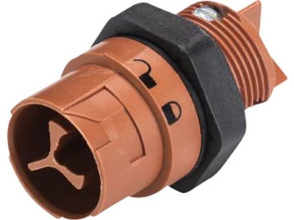 Wieland Electric rundstik innbygging 46.032.5051.4 - samlet poltall 2 Serie (rundstikkforbindelse): RST® MINI (1 stk)