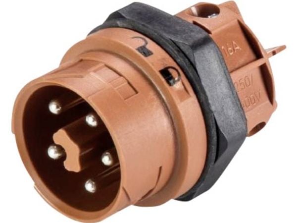 Wieland Electric 46.052.5050.4 rundkontakt innbygging 5-polet serie RST® MINI