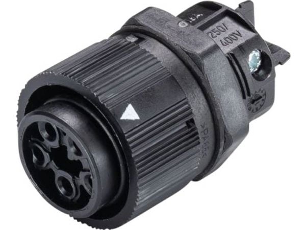 Wieland Electric 46.051.5053.1 rund stikkontakt-tilkobling innfelt totalt polantall: 4 + PE RST® MINI