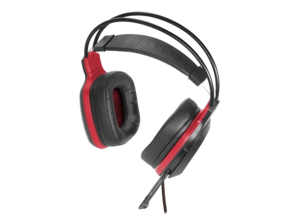 SPEEDLINK Draze Gaming, Koblet med ledninger (ikke trådløs), Spilling, 20 - 10000 Hz, 295 g, Hodesett, Sort, Rød