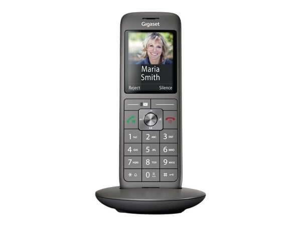 Gigaset CL660HX - Trådløst ekstra håndsett med anrops-ID - DECT\GAP - svart, antrasitt