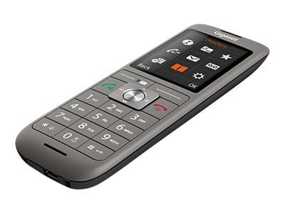 Gigaset CL660HX - Trådløst ekstra håndsett med anrops-ID - DECT\GAP - svart, antrasitt