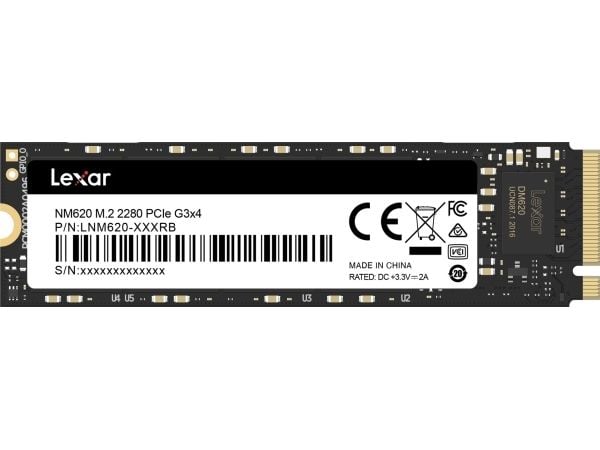 Lexar NM620 - SSD - 1 TB - intern - M.2 2280 - PCIe 3.0 x4 (NVMe)