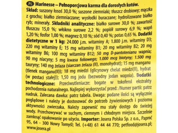 Josera 9802, Vuxen, Potatis, Ris, Lax, 2 kg