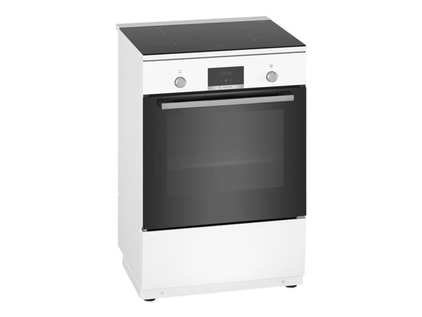 Bosch Serie | 4 HLN39A020 - Komfyr - frittstående - bredde: 60 cm - dybde: 60 cm - høyde: 90 cm - med selvrens - hvit