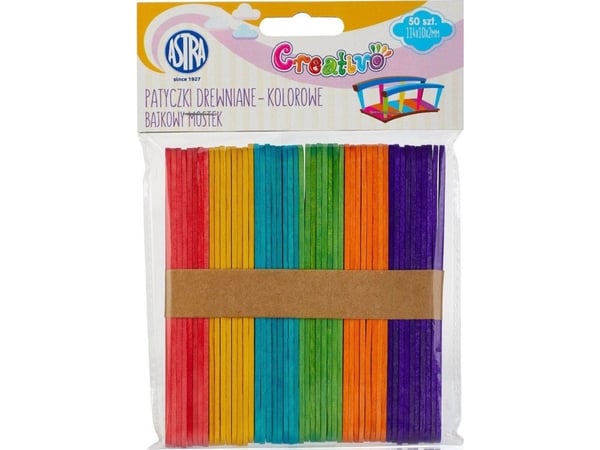 Astra trepinner fargede eventyrbro 49 stk universal