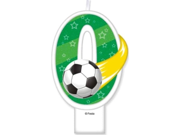 MK Lys med tall fotball - 0 - zero. universell