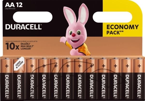 Duracell Economy Pack - Batteri 12 x AA-type - Alkalisk