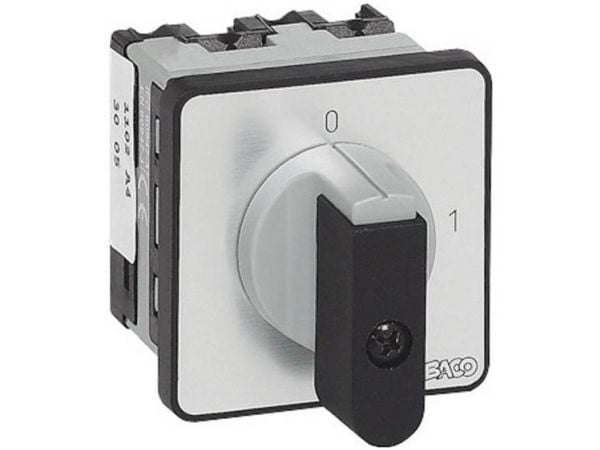 BACO NB02AQ1 lastfrånskiljare 16 A, 1 x 90°, grå/svart, 1 st