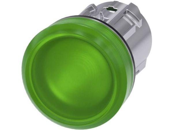 Siemens 3SU1051-6AA40-0AA0 Merkkivalo tasainen vihreä 1 kpl