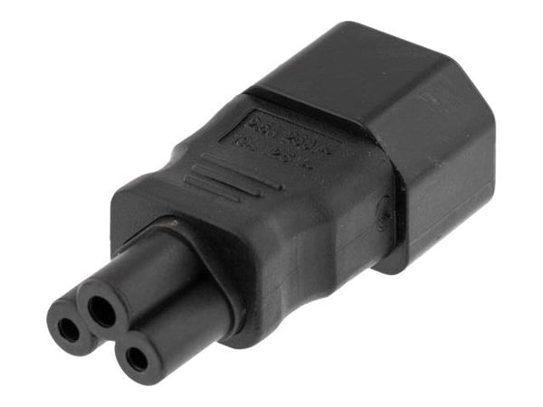 Deltaco DEL-1011, C14, 250 V, 2,5 A, Musta Deltaco DEL-1011, C14, 250 V, 2,5 A, Musta