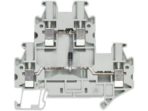 Siemens 8WH10205AF00 Dobbeltlags diodeklemme Skruer Beige 50 kpl