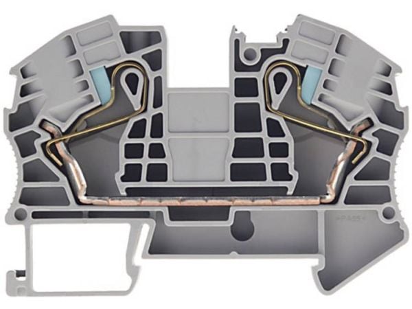 Siemens 8WH60000AK00 Gennemgangsklemme Indstiks-klemme Grå 50 stk