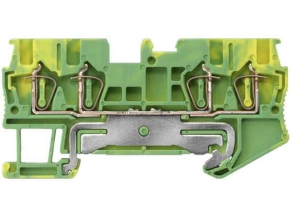 Siemens 8WH2004-0CE07 Maadoitusliitin Jousikuormitettu liitäntä Vihreä-keltainen 1 kpl