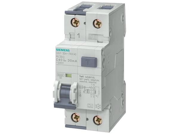 Siemens 5SU1354-6KK06 FI-turvakytkin/automaattisulake 2-napainen 6 A 0.03 A 230 V