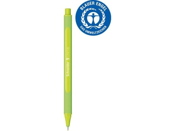 Schneider Schreibgeräte Line-Up, Grønn, Grønn, Plast, Trekant, apple-green, 0,4 mm