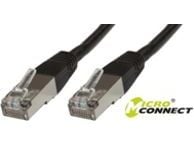 MicroConnect - Nettverkskabel - RJ-45 (hann) til RJ-45 (hann) - 10 m - FTP - CAT 5e - svart
