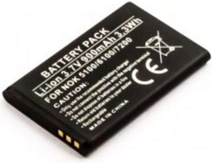 CoreParts - Akku - Li-Ion - 900 mAh - 3.3 Wh - Nokia 1006, 108, 1508, 16XX, 22XX, 26XX, 2705, 61XX, 63XX, 6700, 72XX, 7705, 8208, C2 - Nokia 1006, ...